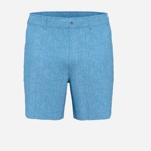 NWT PGA TOUR Big Boys 7" Flat Front with Active Waistband Golf Shorts Blue 16